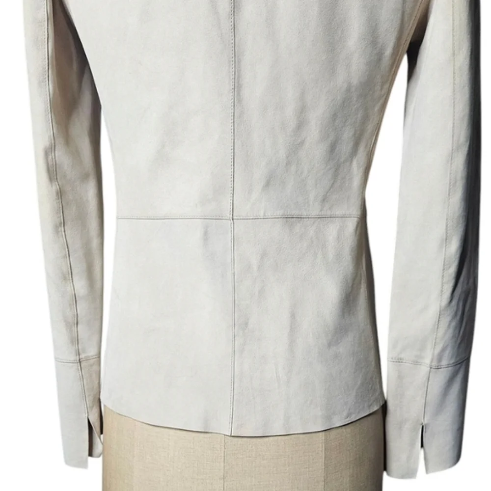 Akris Punto | Lambskin Suede Jacket | Women's | Size 4_13